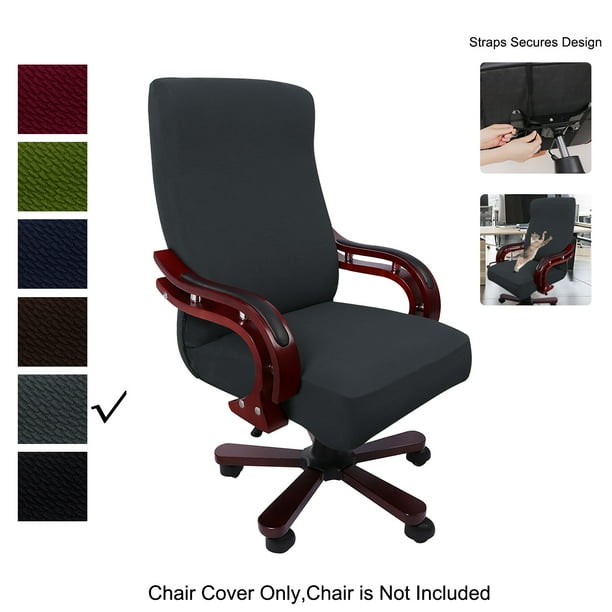 Stretch Office Chair Cover Swivel Chair Protector Gray Large Walmart