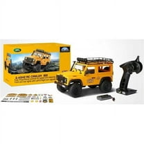 CIS W28079-CIS98 Licensed 1-10 Land Rover Camel Trophy Model Car with Lights