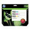 thumbnail image 2 of HP HP 933, (B3B32FN) 3-pack Cyan/Magenta/Yellow Original Ink w/Photo Paper, 2 of 16