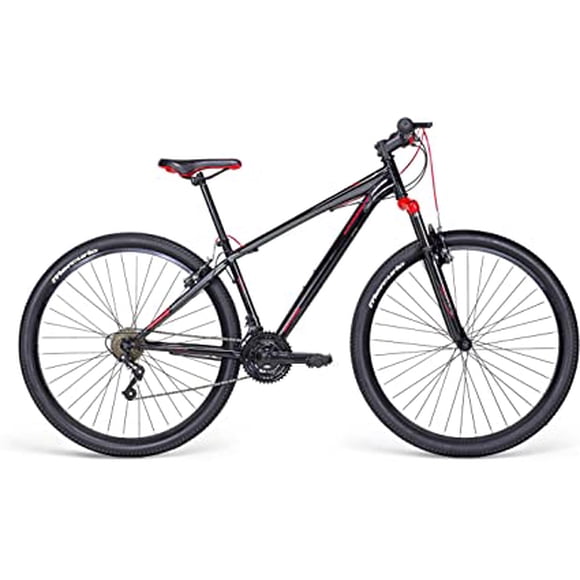 BICICLETA MERCURIO KAIZER MTB NEGRO ROJO R29