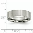 thumbnail image 5 of Stainless Steel Flat 6mm Brushed Band, 5 of 11