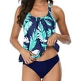 thumbnail image 4 of Women Tankini Swimsuit Tummy Control Top With Shorts Two Piece Bathing Suit, 4 of 6