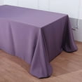thumbnail image 3 of BalsaCircle 6 Pieces 90" x 156" Violet Amethyst Rectangle Polyester Tablecloths Table Linen, 3 of 6