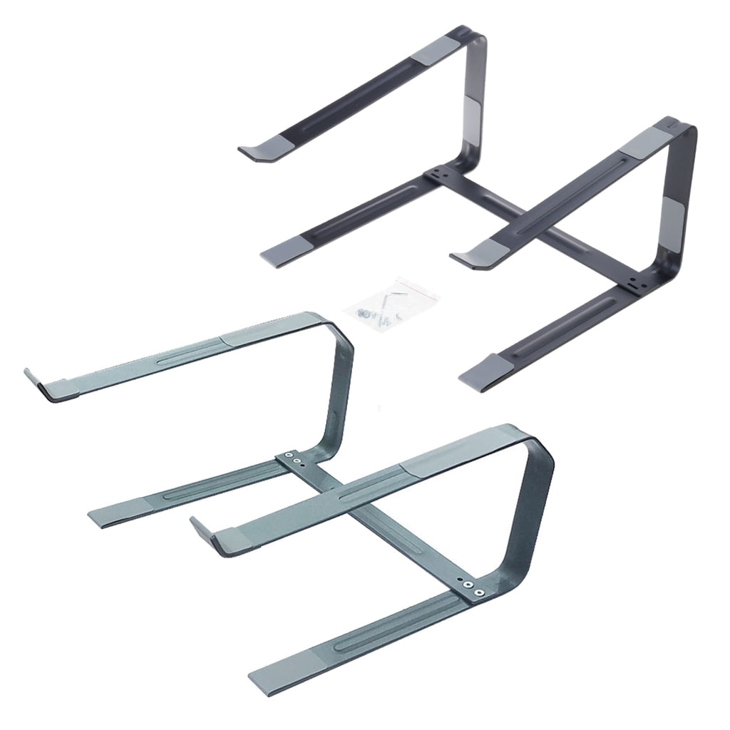 Laptop Holder Stand Metal Adjustable Desktop Laptop Risers For Typing Ventilated Notebook Stand Computer Bracket For Work