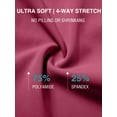 thumbnail image 4 of Women's Joggers Pants Lightweight Athletic Leggings High Waisted Tapered Lounge Pants for Workout, Yoga, Running Burgundy XXXL, 4 of 7