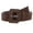 Brown, variant on 1 1/2" Inch Stitching-Edged Suede Leather Belt