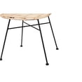 thumbnail image 6 of Baxton Studio Manhattan Modern Bohemian Rattan and Natural Oak Finished Wood 5-Piece Dining Set, 6 of 7