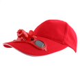 thumbnail image 4 of Sombrero de Ventidor Sor, Gorra de Doble de Verano, Gorra de Senderismo, Visera rojo 14,5 * 24 Macarena gorra deportiva, 4 of 7