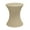 Cream Paper Rope, variant on Handwoven Paper Rope Stool with Hourglass Shape, Gray