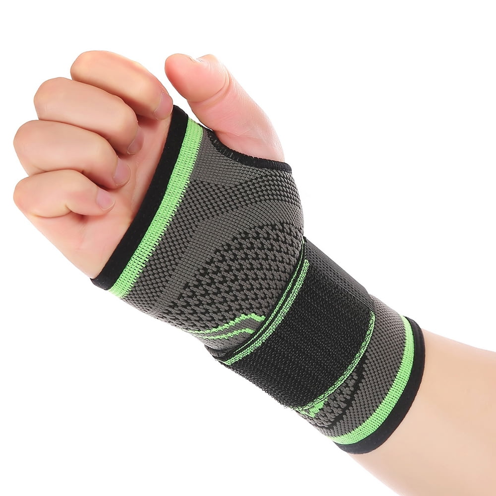 Wrist Support Sleeve Half-Finger Wrist Band Wrist Palm Support Brace ...