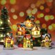 thumbnail image 5 of Decoración de Navidad Irfora La escena navideña alberga una casa de construcción con luces LED cálidas, funciona con baterías, regalo de Navidad Ornamnet Irfora Decoración de Navidad, 5 of 7