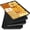 Black, variant on Serving Tray Set, Reusable Plastic Serving Platter for Party Supplies, Entertaining, Grilling Accessories, Stackable Kitchen Snack Box Container for Dessert, Fruit, Cookie
