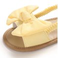 thumbnail image 5 of Herrnalise Baby Girls Bow Knot Sandals Cute Summer Flat Princess Shoes Infant First Walkers clearance under $10, 5 of 5