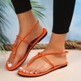 thumbnail image 5 of MKLEKYY Sandalias Planas Informales de Tiras para Mujer para Playa: Chanclas Cómodas para El Verano, 5 of 5