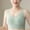 Green, variant on Crunowin Women's Push Up Bra, Solid Color Comfort Wire Free Breathable Traceless Daily Underwear Beige M