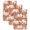 Terracotta, Orange, White, variant on Pink Palm Tree Summer Kitchen Towels Set of 1, Beach Tropical Botanical Coastal Absorbent Dish Towels for Kitchen, Microfiber Hand Towel, Quick Drying Tea Towel for Cleaning Decorative Dishcloths