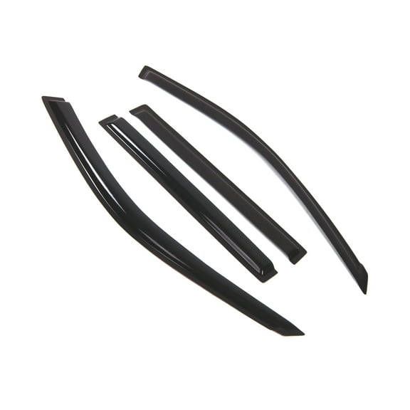 TuningPros Outside Mount Window Visor Deflector Smoke Tinted 4 Pcs Set For 2004-2010 Toyota Sienna