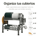 thumbnail image 3 of Escurridor Trastes,2 Niveles Gran Capacidad Acero Inoxidable Malubero Malu1505, 3 of 3