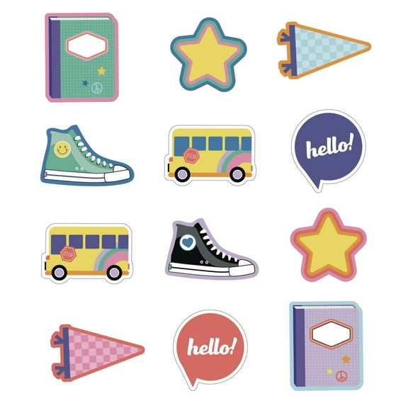 Carson Dellosa Education We Stick Together Hello School Cut-Outs 36/Pack (120652)