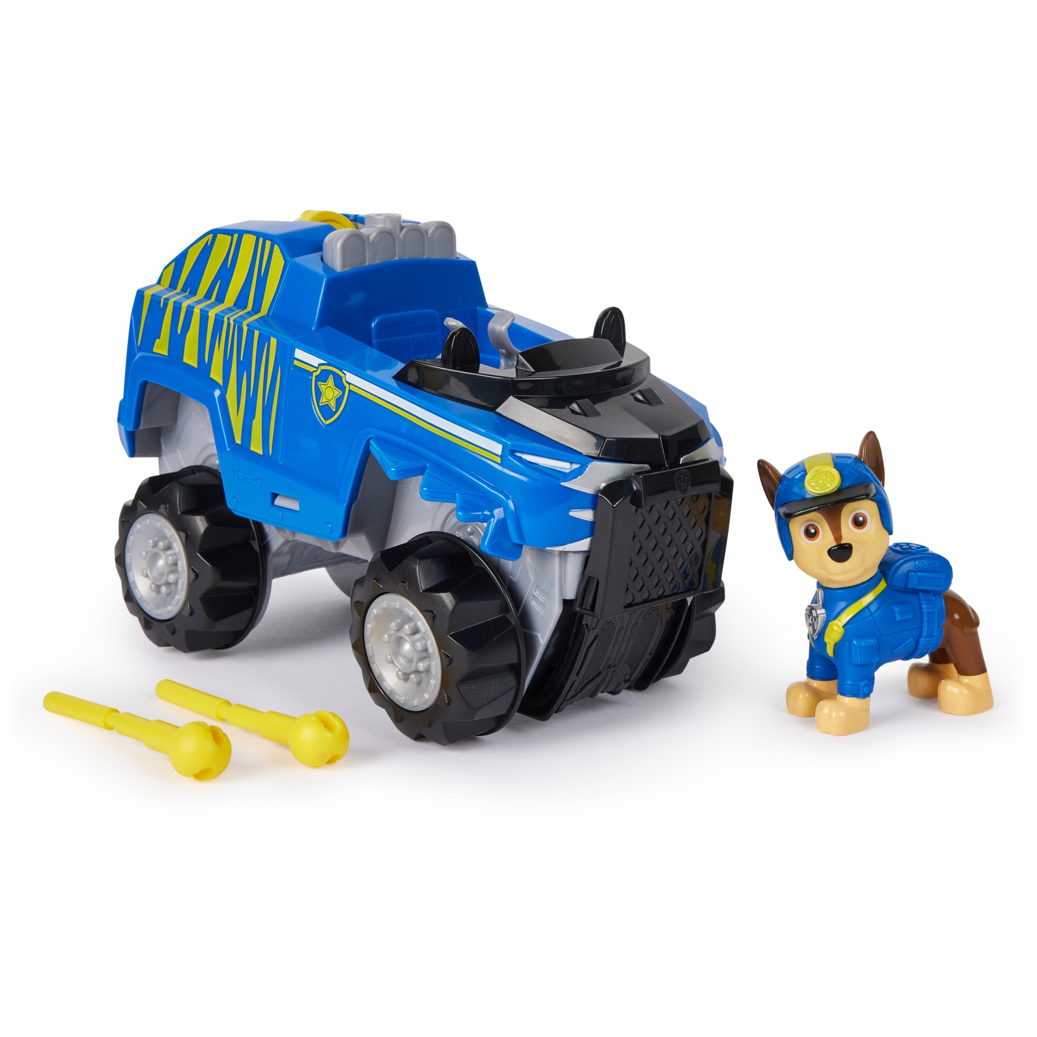 Paw Patrol Chase s Patrol Cruiser Vehicle with Collectible Figure for Kids Aged 3 and Up Walmart