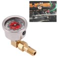 thumbnail image 2 of Universal Fuel Pressure Liquid Filled Regulator Gauge Adapter Kit 0-100PSI Red, 2 of 3