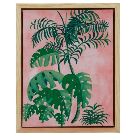 - Palm Springs Pink Brush Natural Wood 32