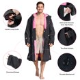 thumbnail image 4 of Lobmouse Unisex Swim Parka,Sherpa Fleece Lined Warm Coat,Windproof Waterproof Quick-dry Hooded Swim Jacket,Oversize Surf Poncho Changing Robe Parka for Adult & Kids, 4 of 11