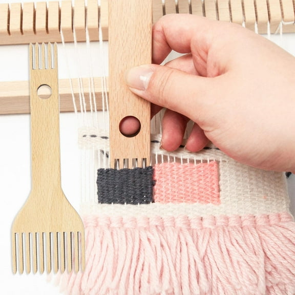 BAETEUY Loom Comb - Professional DIY Double-end Multi-functional Sweater Scarf Tapestry Weaving Comb