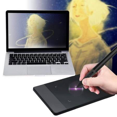 Huion 420 Digital Drawing Tablet with 2048 Levels Pressure, Graphic Tablet for Art Sketch, Paint, and