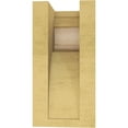 thumbnail image 4 of 4"W x 4"D x 8"H Wide Mayflower Rough Cedar Woodgrain TimberThane Corbel, Primed Tan, 4 of 6
