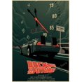 thumbnail image 3 of Impresión nostálgica, póster vintage de la película Regreso al futuro 1, 2, 3, impresiones, película clásica, arte para el hogar, decoración de pared, pintura retro de coche, 3 of 5