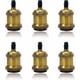 thumbnail image 1 of Iluminación LED, paquete de 6 E27, portalámparas de cerámica sólida Vintage, portalámparas, adaptador de bombilla de tornillo Edison Retro, latón antiguo, 1 of 5