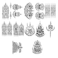 thumbnail image 3 of Waterproof Thai Style Queen Memorial Temporary Tattoo Sticker | Large Arm Body Art Decal for Events, Festivals & Cosplay, Easy Application & Removal, 3 of 8