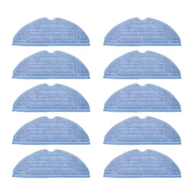 10 Pcs Mop Pads For Xiaomi Roborock S7 T7s T7 Plus Microfiber Pad