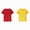 01a-ae, variant on 2PC Summer Outfits for Girls Boys and Girls Plain Print Short Sleeve T-Shirt Soft Basic Tees Kids Tshirts Sizes 2-11