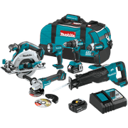 Makita 18V LXT® Lithium-Ion Brushless Cordless 6-Pc. Combo Kit (4.0Ah)