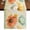 Red Green Yellow, variant on Retro Spring Floral 60 Inch Table Runner, Watercolor Elegant Summer Flowers Farmhouse Dresser Scarf Cotton & Linen Tablerunner for Dining/Kitchen Island/Holiday Party Décor 13" x 60"