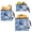 Blue Porcelain Style Floral, variant on Dailycode 3 Pack Reusable Ziploc Bags Leakproof Sandwich Snack Freezer Bags, Blue Porcelain Style Floral