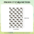 thumbnail image 4 of Kdxio Dachshund Dog Pattern Golf Towel (24" X 16") with Carabiner Clip - The Convenient Golf Cleaning Towel, 4 of 8