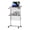 Gray-Silver, variant on Haooyeah Rolling Podium Stand, Height Adjustable Mobile Desk with Storage Shelf, Cup Holder & Microphone Hole, Lightweight for Office & Classroom