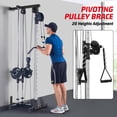 thumbnail image 3 of Máquina de Poleas para Gym en Casa - Sistema de Lat Pulldown y Remo Montado en Pared, 5 en 1, Capacidad 400 lbs, negro, 3 of 8
