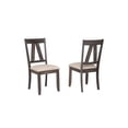 thumbnail image 4 of IN Room Furniture Designs 18" Wood Dining Side Chairs in Brown (Set of 2), 4 of 4