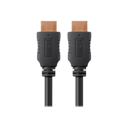 UPC: 0889028087800 | Monoprice HDMI Cable – 25 Feet – Black | High Speed  4K@60Hz  HDR  18Gbps  26AWG  YUV 4:4:4  Compatible with UHD TV and More – Select Series