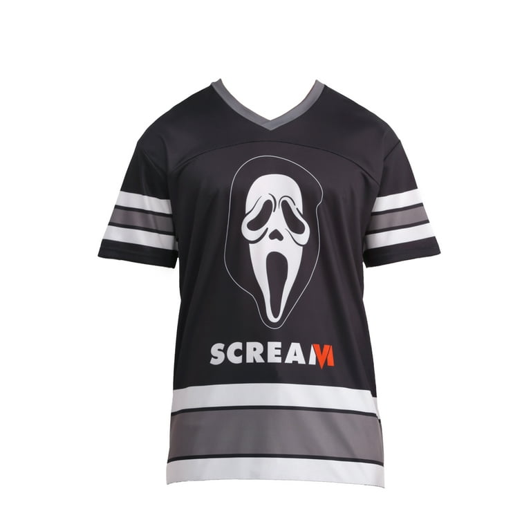 Scream Ghostface Men's & Big Men's Graphic Mesh Soccer Jersey
