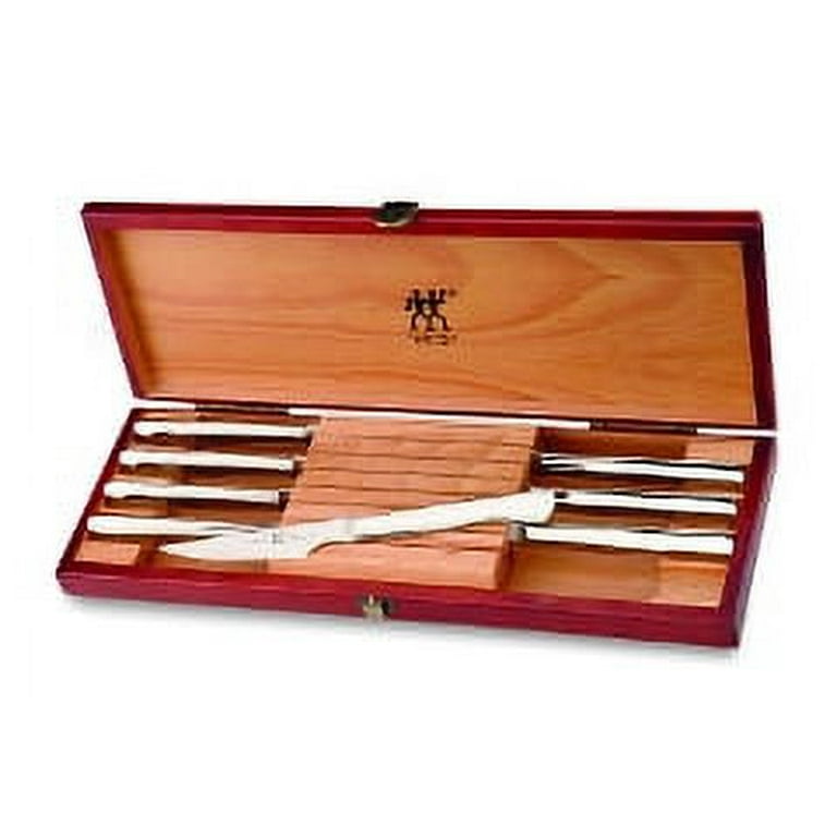 Zwilling J.A. Henckels 8-Piece Stainless Steel Knife Set with Presentation Case