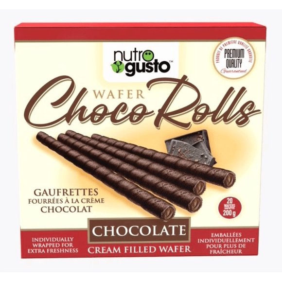 NUTROGUSTO Chocolate Wafer Roll 200gx1