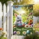thumbnail image 1 of Yusimy Easter Garden Flag Festive Holiday Design for Outdoor Yard Lawn Porch Home Easter Decor, 1 of 6