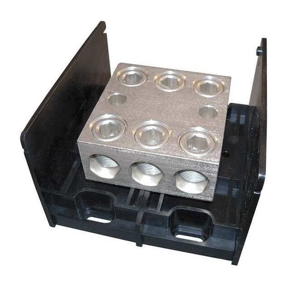 Mersen Power Distr Block,Al,1000V AC/DC MPDB69331