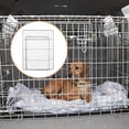 thumbnail image 3 of Shisuyan Diy Cat Playpen Door Detachable Metal Wire Cage Panels For Cats Rabbits And Small Pets Secure Enclosure With Easy Access And Ventilation, 3 of 8