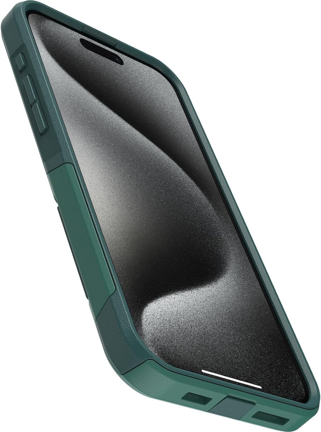 OtterBox iPhone 15 Pro Max Only - Commuter Series Case - Get Your Greens - Slim & Tough - Pocket-Friendly - with Port Protection - Non-Retail Packaging